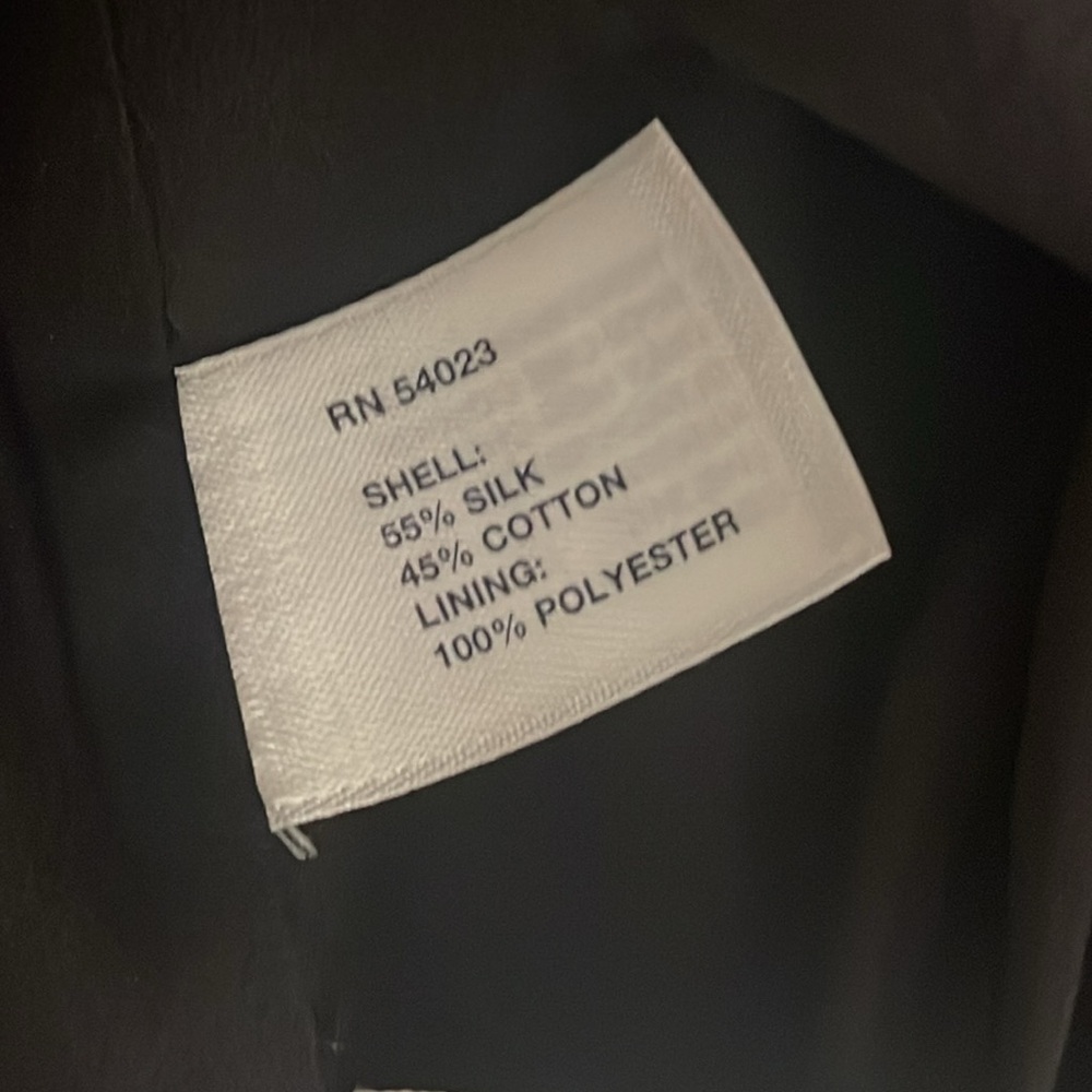 Gap Silk and Cotton Little Black Strapless Ruffle Party Dress Size 2 - Picture 7 of 15